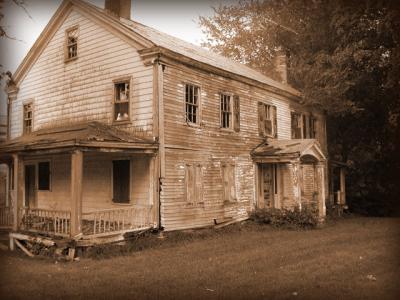 This old house-sepia tone