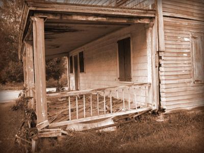 Front porch-sepia