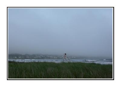 Fogfall on the coast