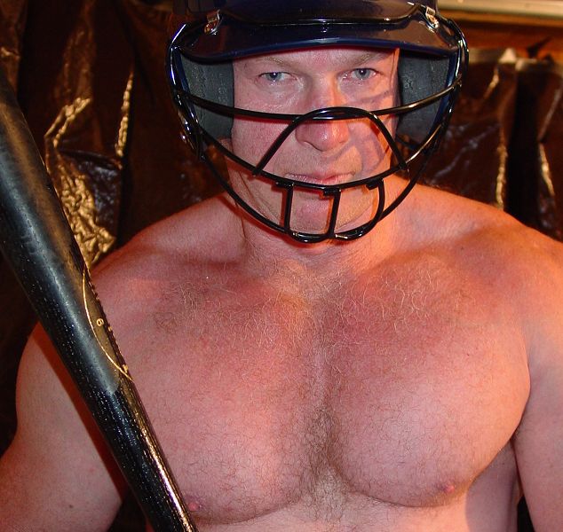 big irishman hairychest baseball player
