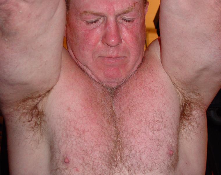 big irishman hairychest redhead burly men