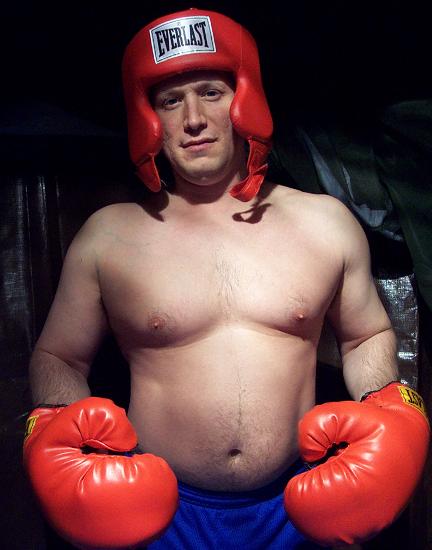 Hairychest Big Pecs Gay Boxer Randy Boxing Ring Shirtless Posing Man Bear Gallery