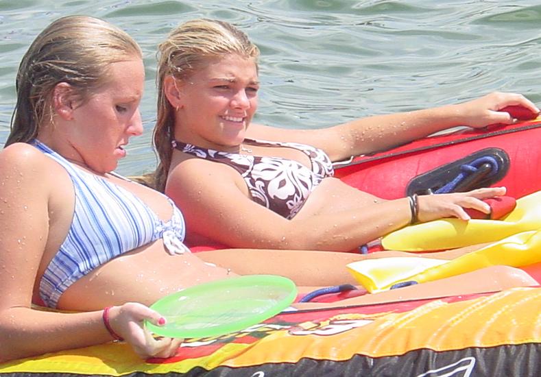 Lake Norman Boating Event Photos bikini clad women