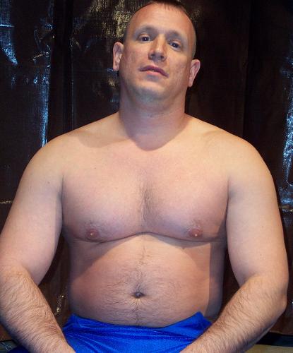 Marine Muscleman Wrestler Randy Muscular Gym Posing Flexing Big Pecs Workout photos gallery