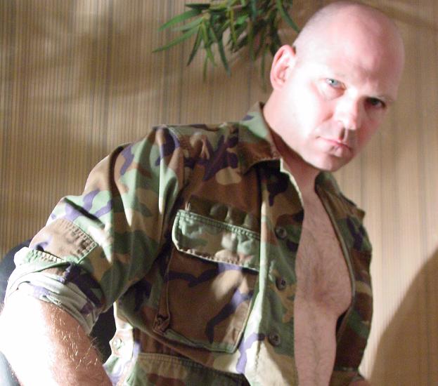 Bald Hairychest Army Man Bear Cub Boy Flexing Fighting Sexy Photos Picture Gallery