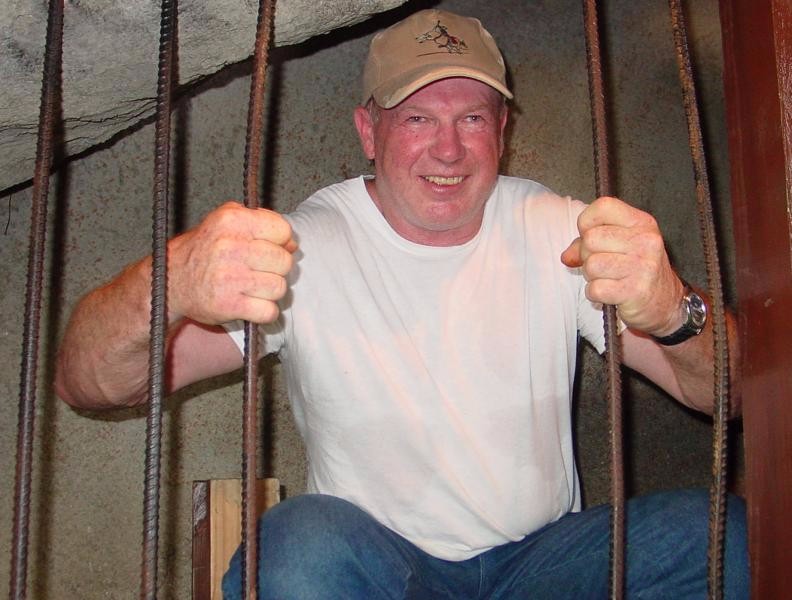 brawny burly daddy bear breaking out of jail