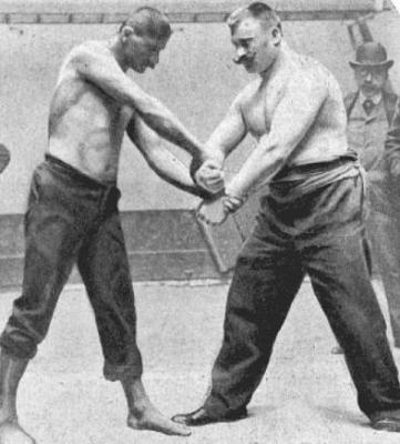 classic vintage pro wrestling muscled wrestlers