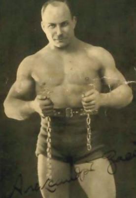 old classic vintage pro wrestling muscleman