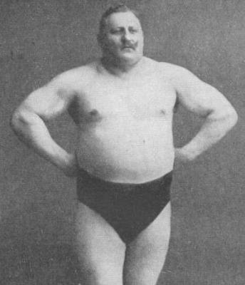 classic vintage pro wrestling cocky big man