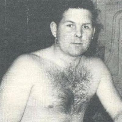 old classic vintage pro wrestling hairy wrestler