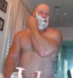 daddy bear daddies shaving hot handsome face