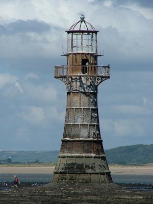 Lighthouse at Whiteford Point, Gower  - 20 August 05