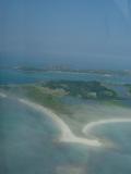 Tresco from the helicopter (+ the mist which delayed our flight!)