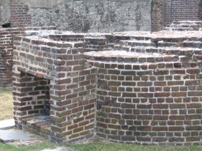 Fort Sumter fireplace
