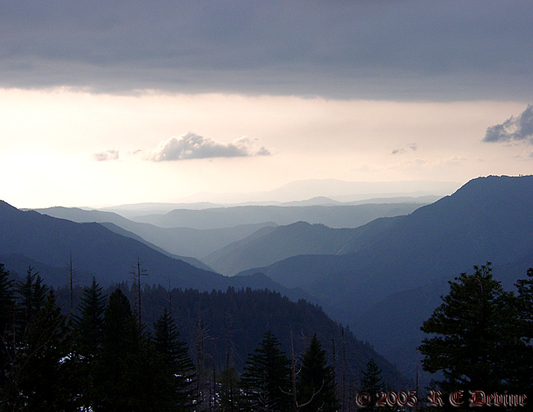 Sunset at Yosemite National Park