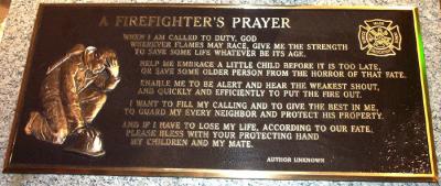 Firefighters Prayer NY.