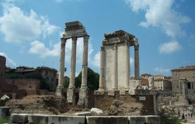 Columns of the Temple of Castor and Pollux Rome 18.jpg