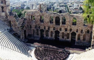 Odeion theatres Athens