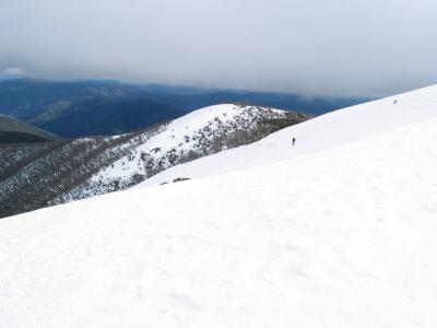 Approaching from the Hut