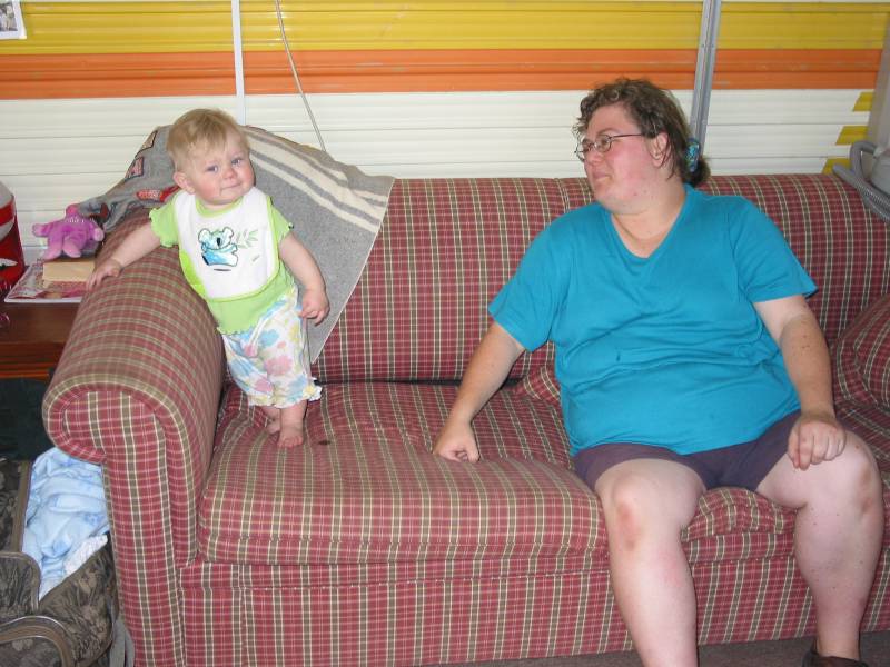on the couch at marlo