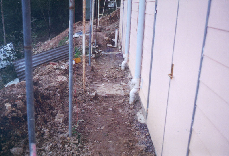 Downpipes and Pit