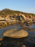 a rock