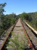 across the Nowa Nowa trestle bridge