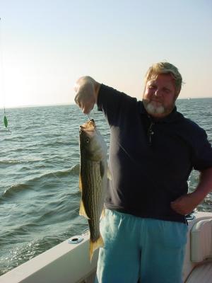 9/2/2005 - Bottos Family Charter - Dad shows off top fish