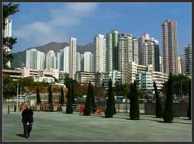 HK residential skyline