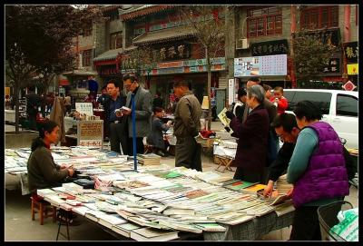 Shuyuanmen book stalls