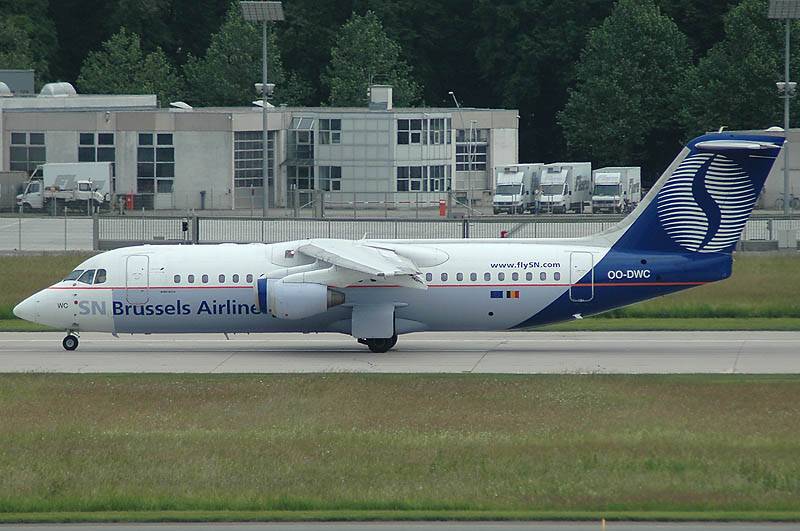 SN Brussels British Aerospace Avro 146-RJ100