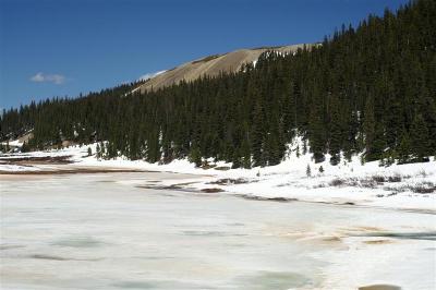 Frozen Lake Milner Pass