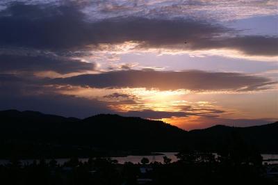 July 3 sunrise over Lake Estes #2