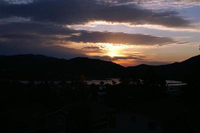 July 3 sunrise over Lake Estes #3