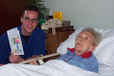 Jeff with Grandma