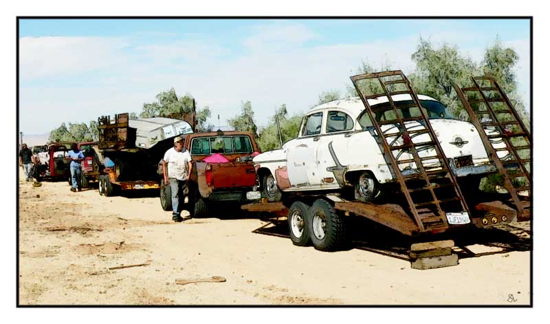 Loading  up and moving out 