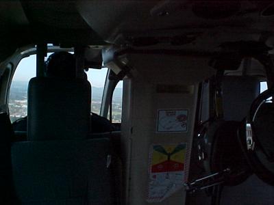 Internal shot of the Jetranger