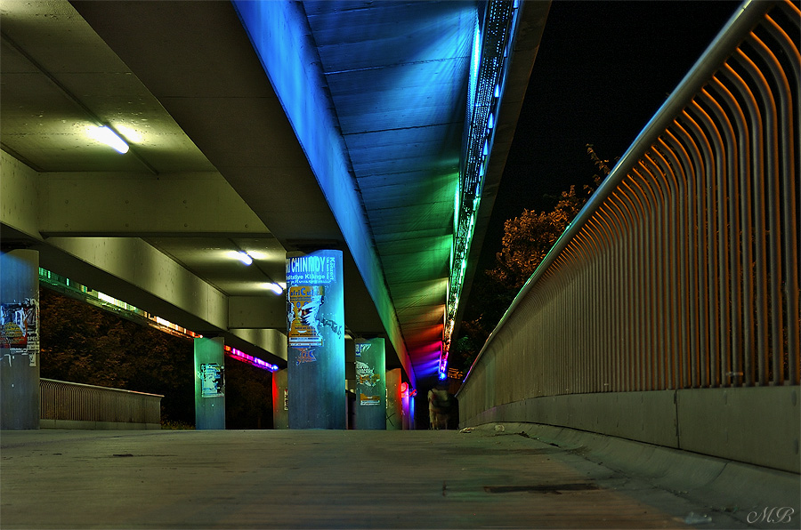 Under the bridge
