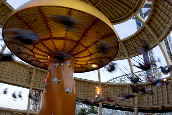 Swing ride at Disneys California Theme Park