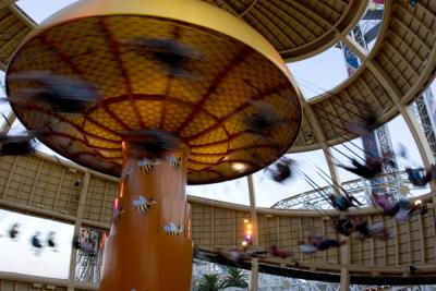 Swing ride at Disney's California Theme Park