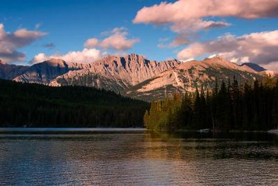 Pyramid Lake sunset