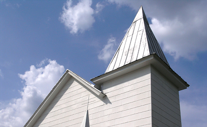 Cedar Creek -- steeple