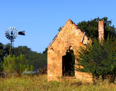Old west Texas homestead