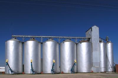 Grain storage elevator, Muleshoe, TX