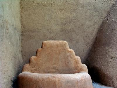 Fountain and buttress