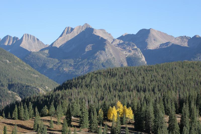 Molas Pass by Molas lake looking east.