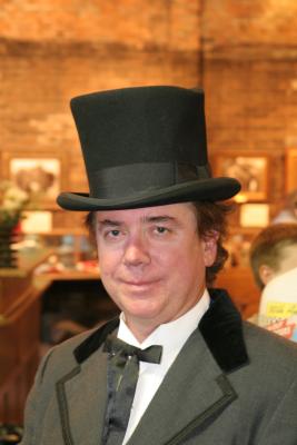 unknown Visitor with a dent in his Top Hat