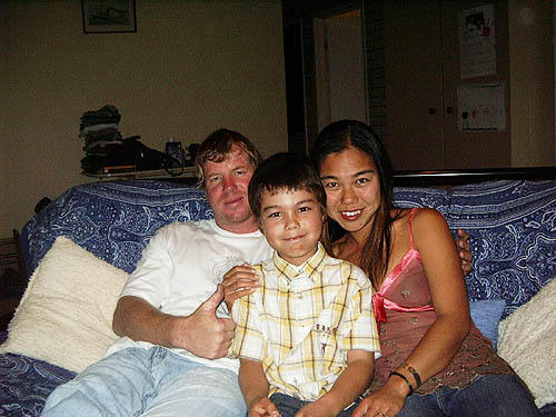 Tim, Kana, Max , July 2005