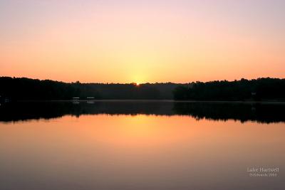 Sunrise, Lake Hartwell