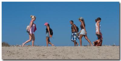 Beach traffic